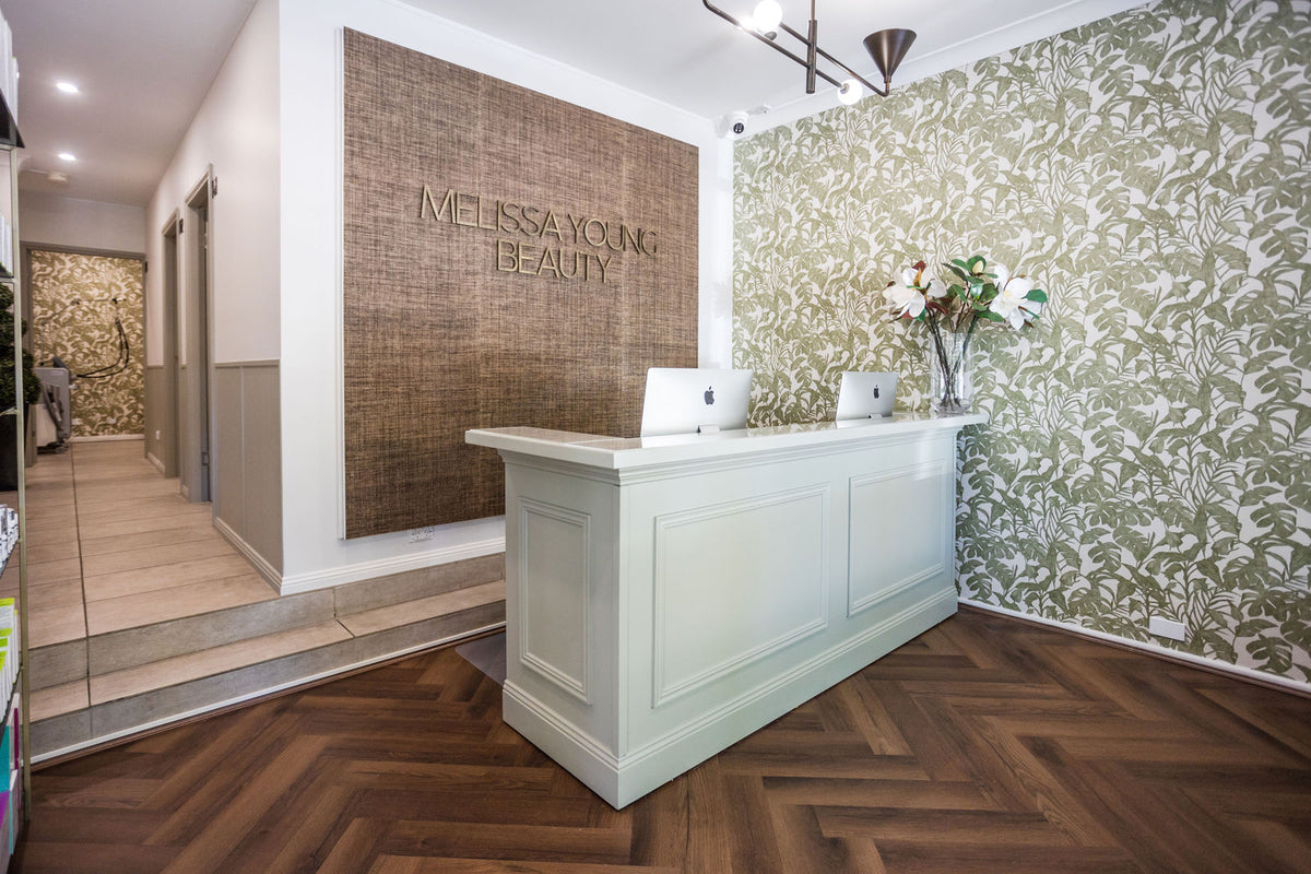Reception at Melissa Young Beauty, Glebe